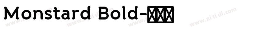 Monstard Bold字体转换